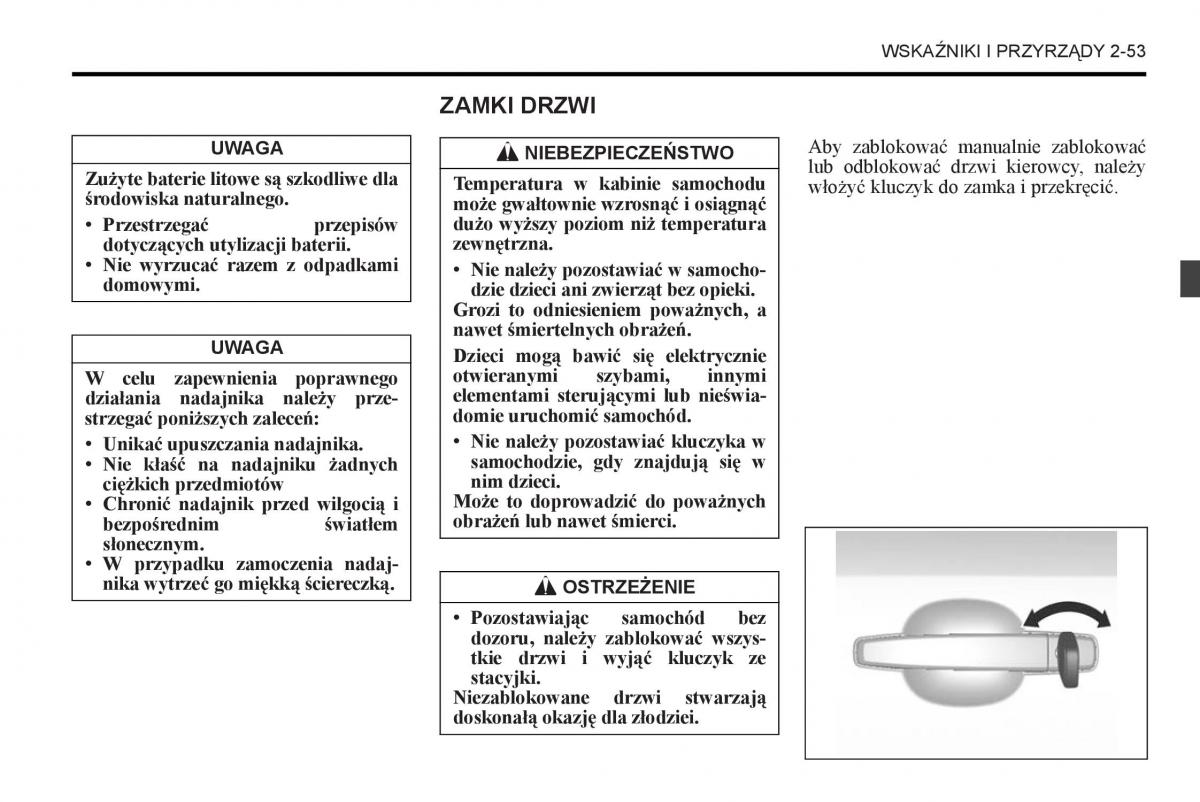 Chevrolet Captiva instrukcja obslugi / page 99