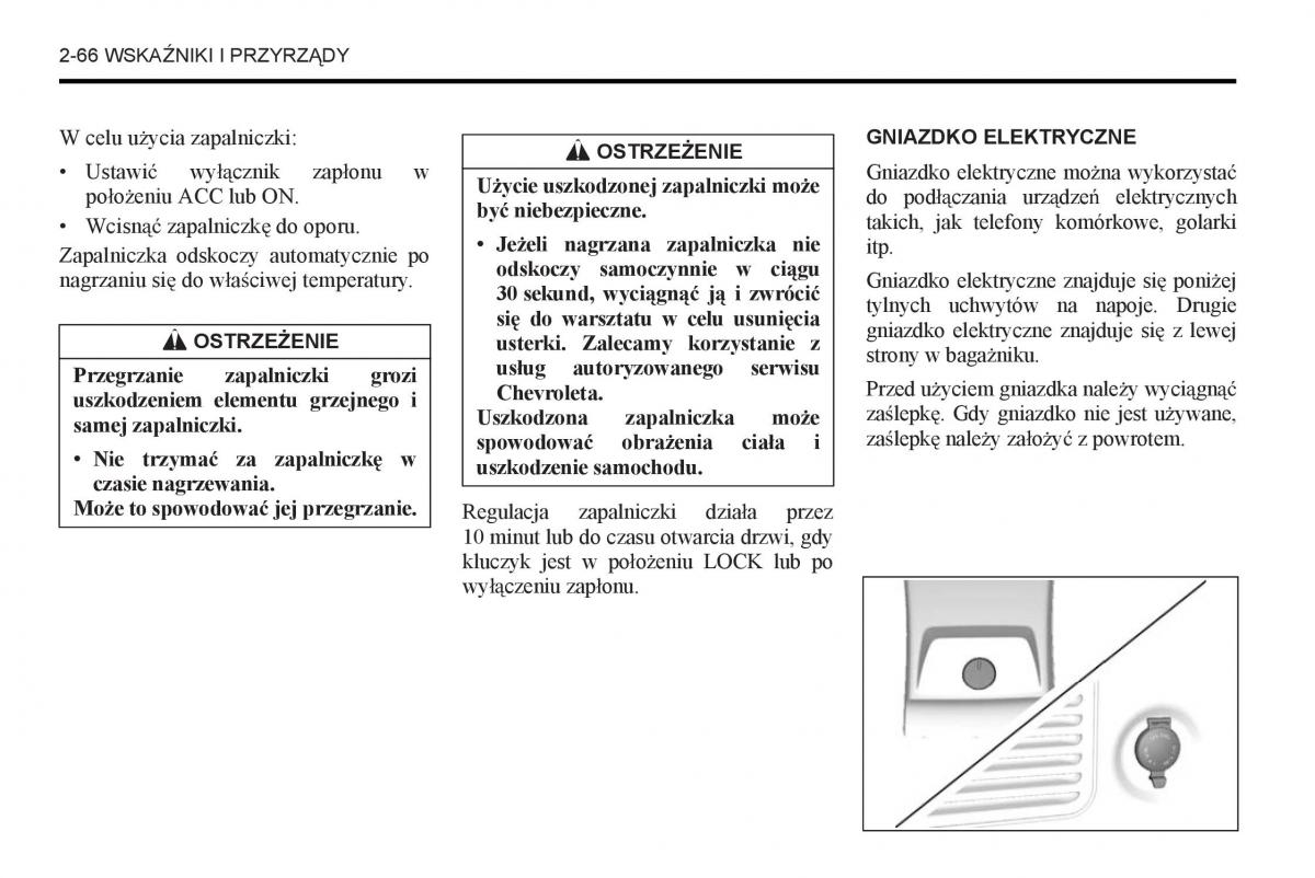 Chevrolet Captiva instrukcja obslugi / page 112