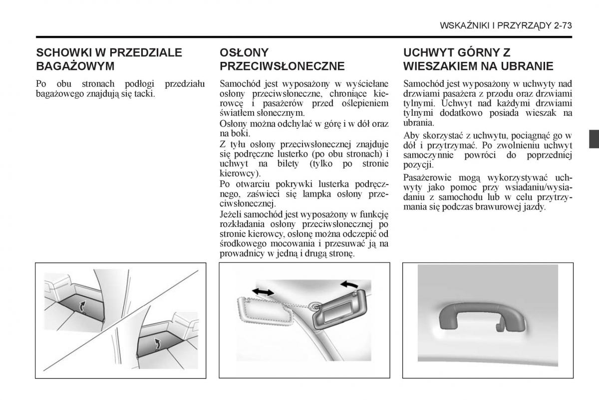 Chevrolet Captiva instrukcja obslugi / page 119