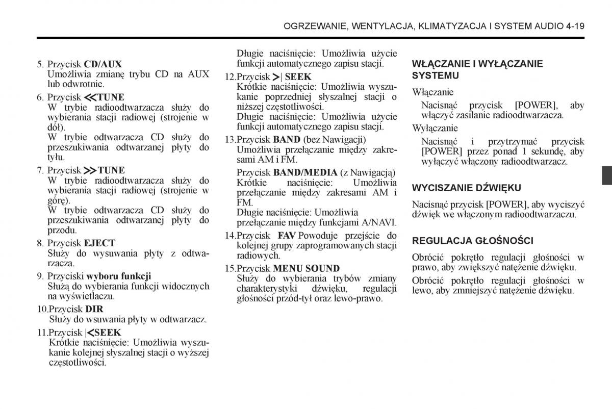 Chevrolet Captiva instrukcja obslugi / page 187