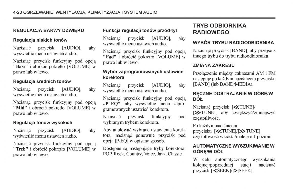 Chevrolet Captiva instrukcja obslugi / page 188