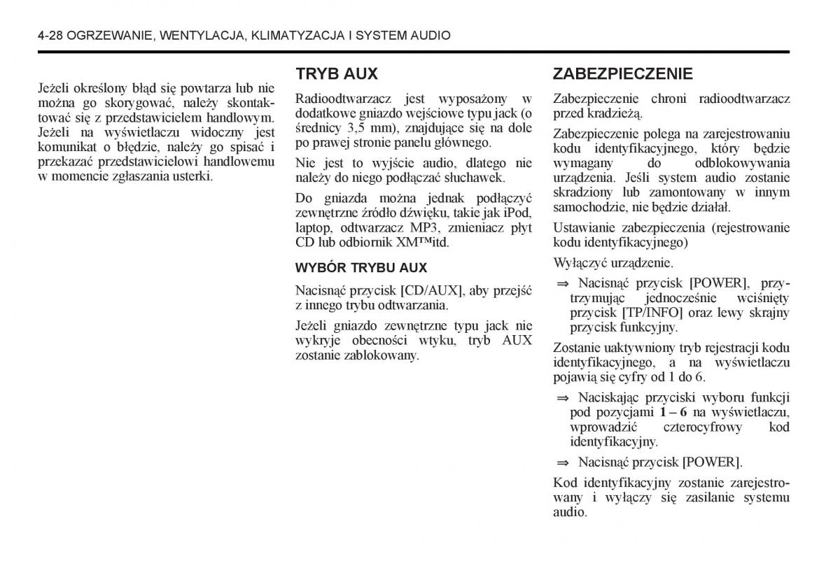 Chevrolet Captiva instrukcja obslugi / page 196