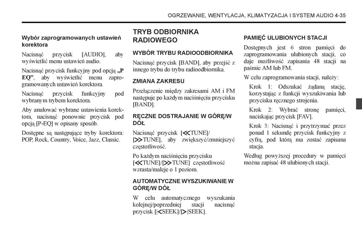 Chevrolet Captiva instrukcja obslugi / page 203