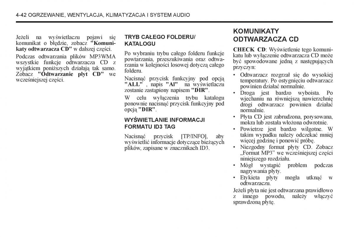 Chevrolet Captiva instrukcja obslugi / page 210