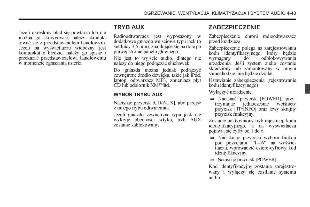 Chevrolet Captiva instrukcja obslugi / page 211