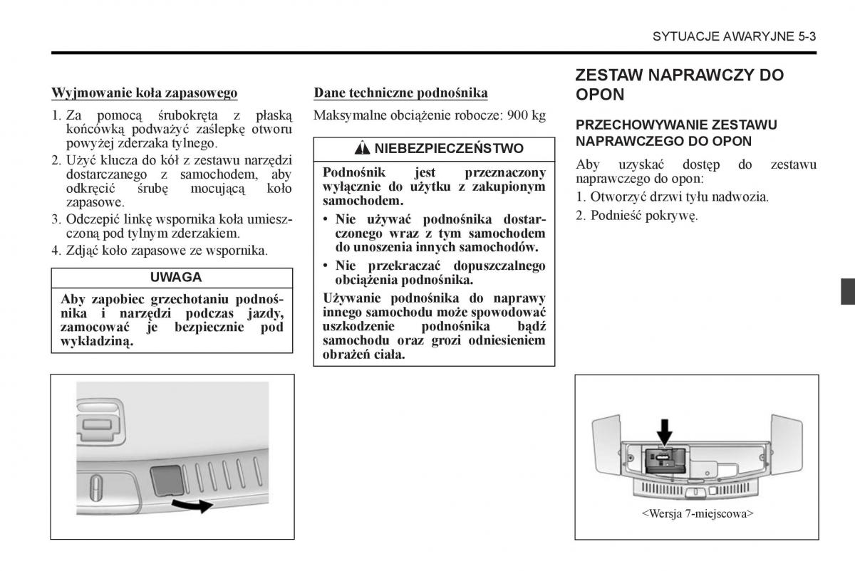 Chevrolet Captiva instrukcja obslugi / page 217