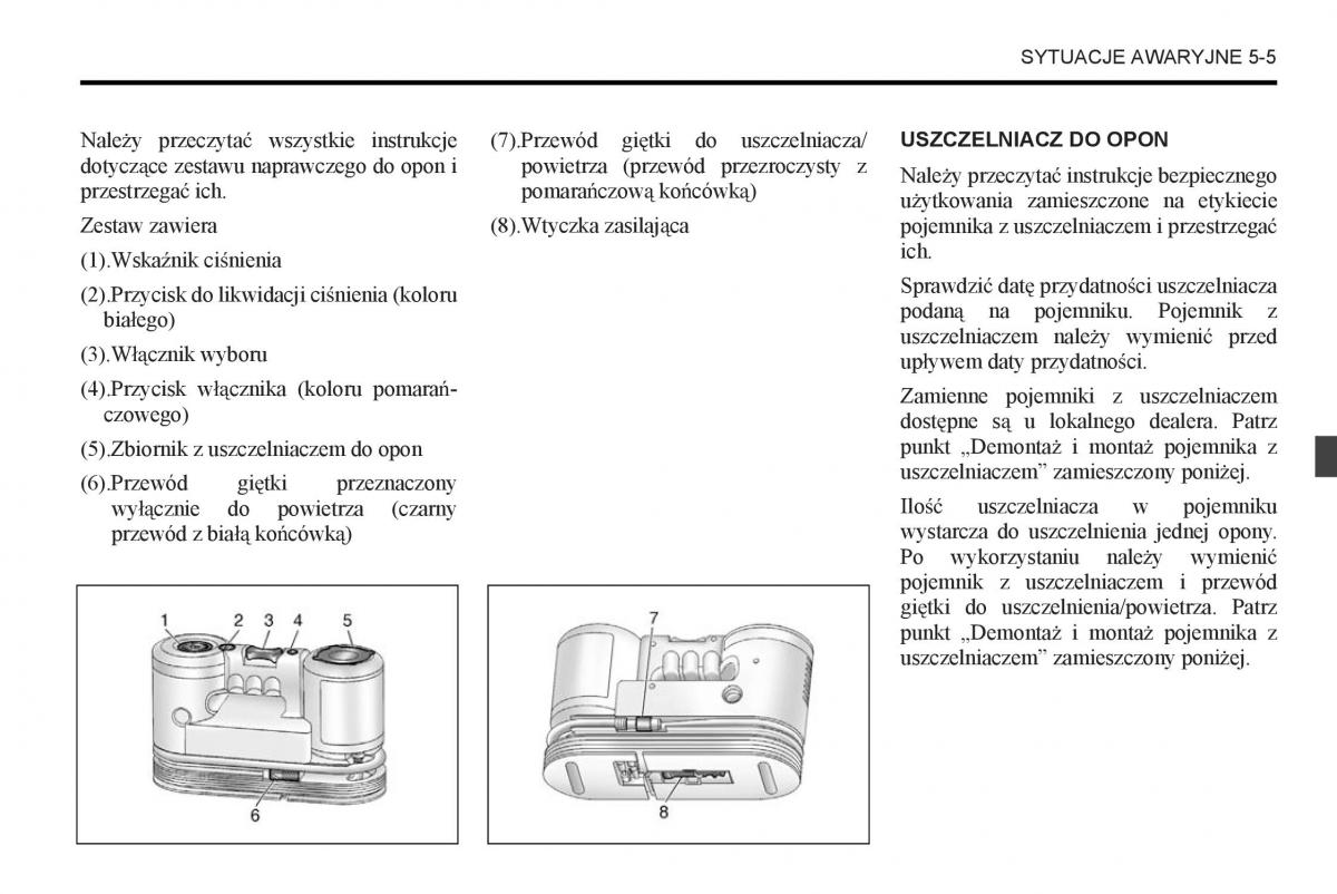 Chevrolet Captiva instrukcja obslugi / page 219