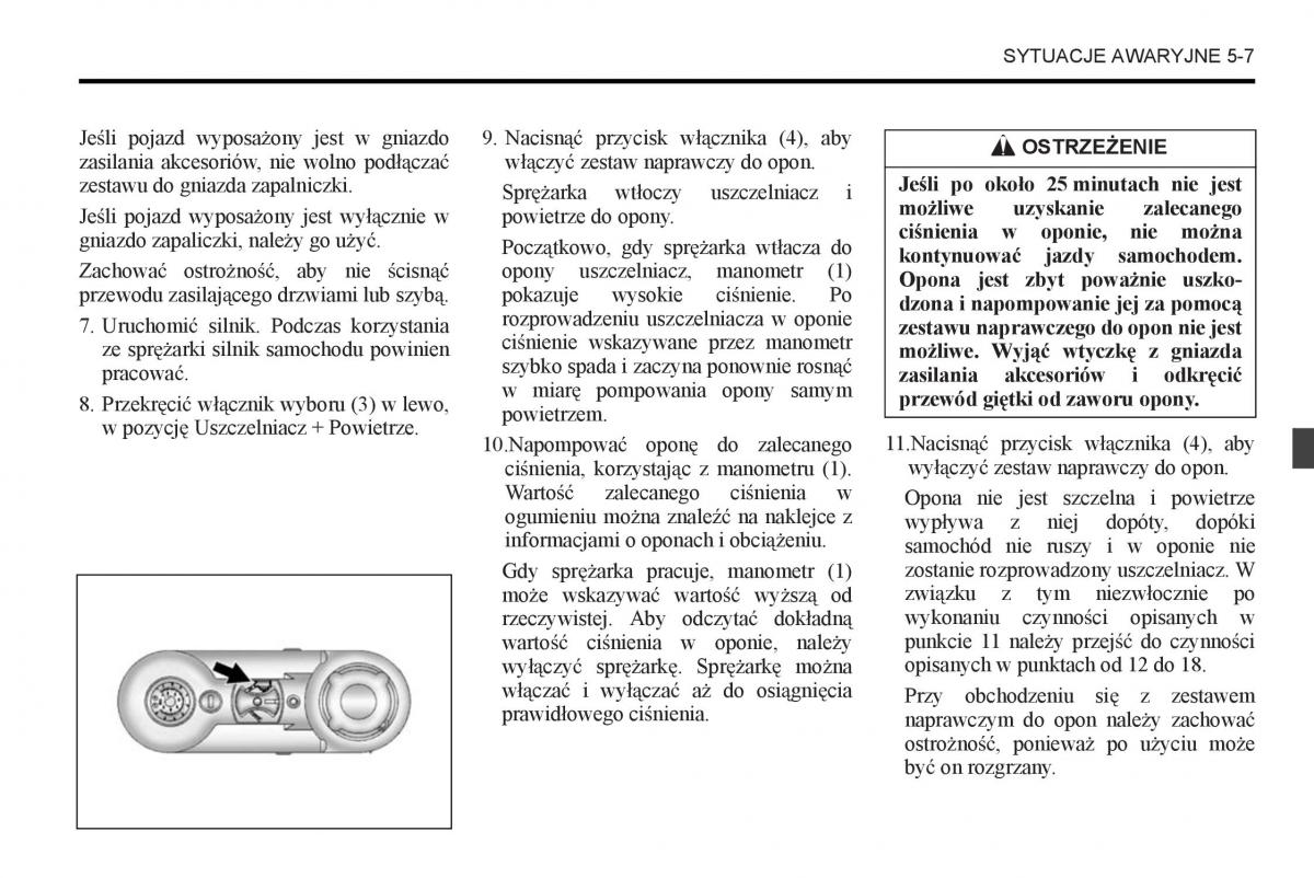 Chevrolet Captiva instrukcja obslugi / page 221