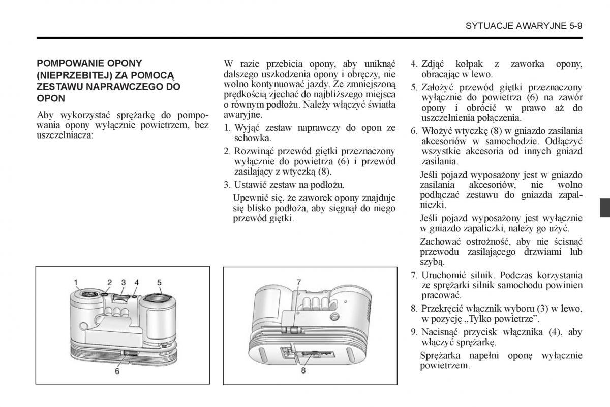 Chevrolet Captiva instrukcja obslugi / page 223