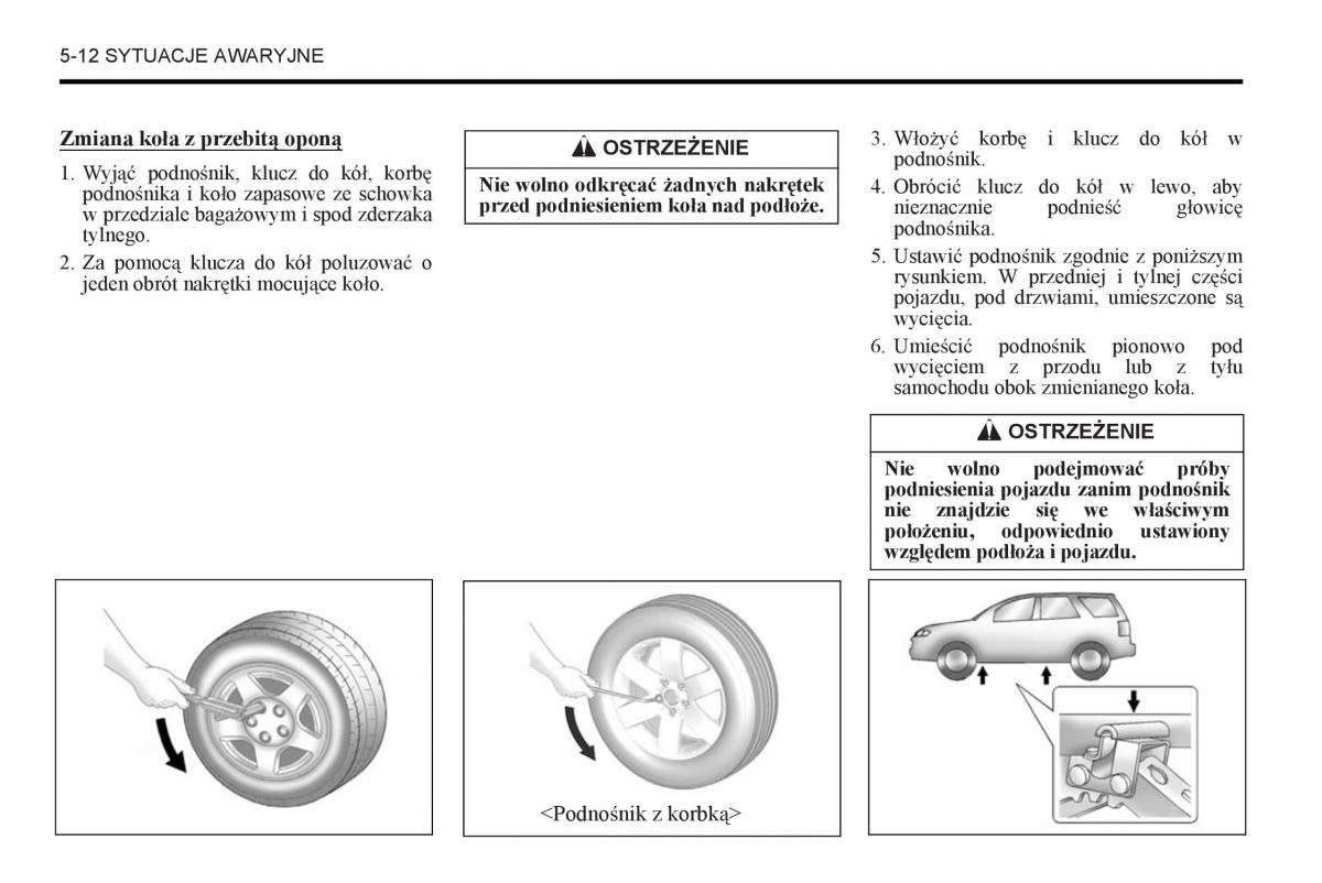 Chevrolet Captiva instrukcja obslugi / page 226