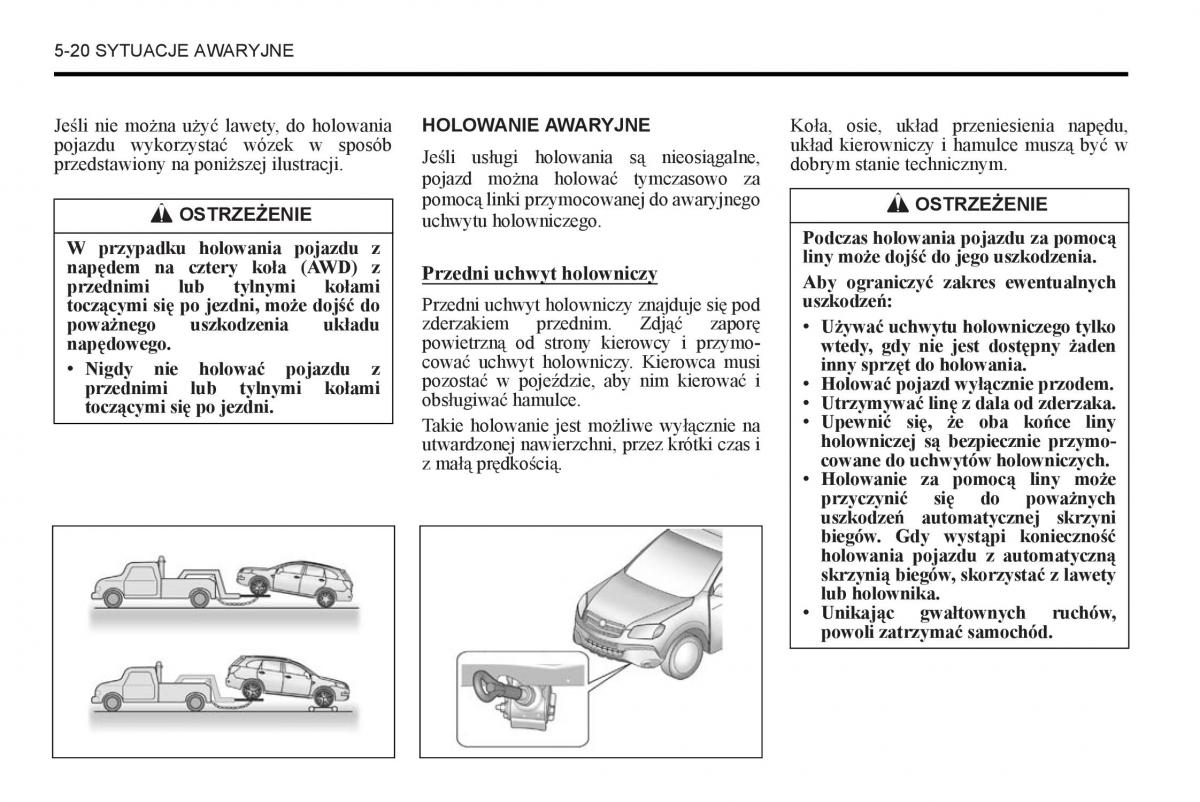 Chevrolet Captiva instrukcja obslugi / page 234