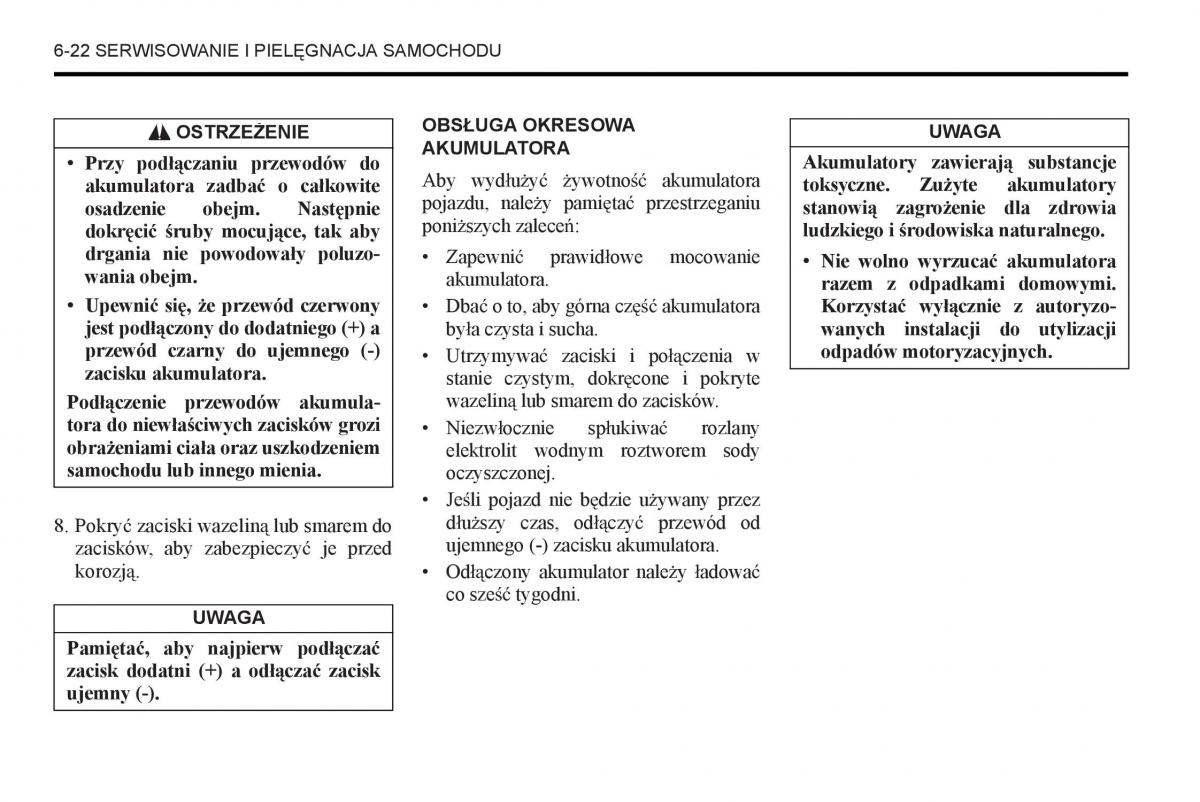 Chevrolet Captiva instrukcja obslugi / page 260