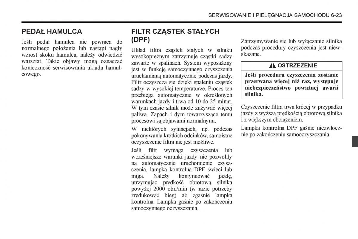 Chevrolet Captiva instrukcja obslugi / page 261