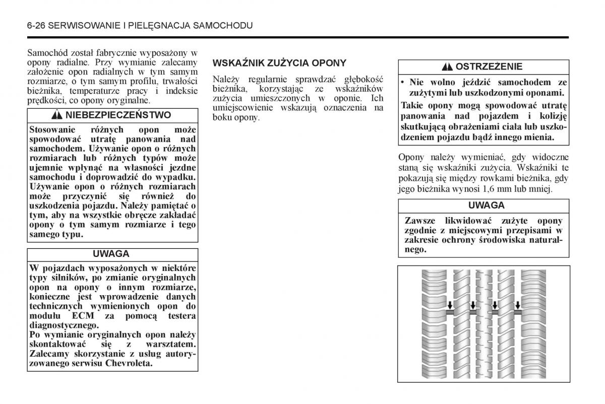 Chevrolet Captiva instrukcja obslugi / page 264