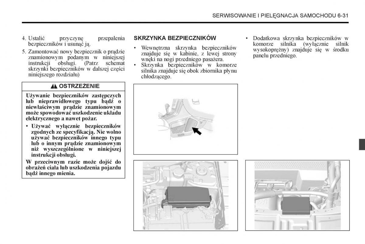 Chevrolet Captiva instrukcja obslugi / page 269