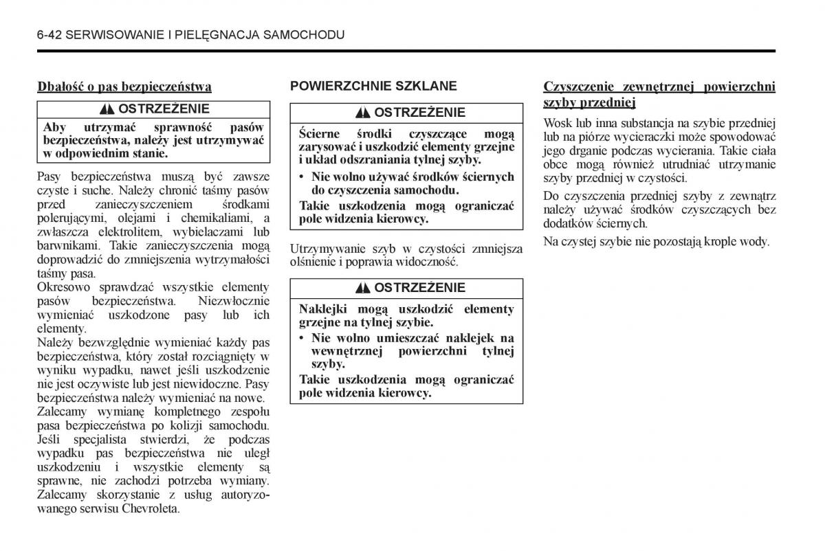 Chevrolet Captiva instrukcja obslugi / page 280