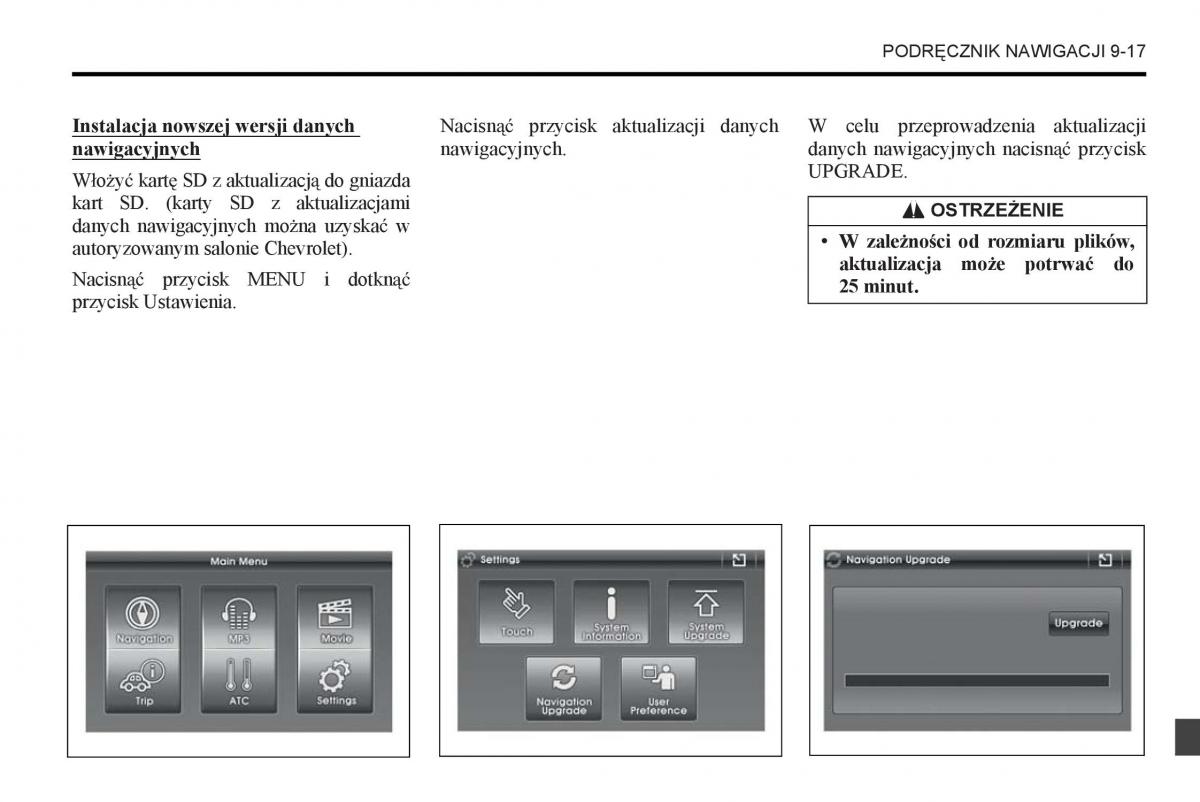 Chevrolet Captiva instrukcja obslugi / page 317