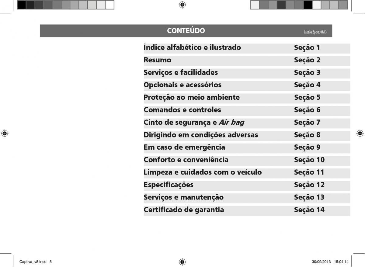 Chevrolet Captiva manual del propietario / page 6