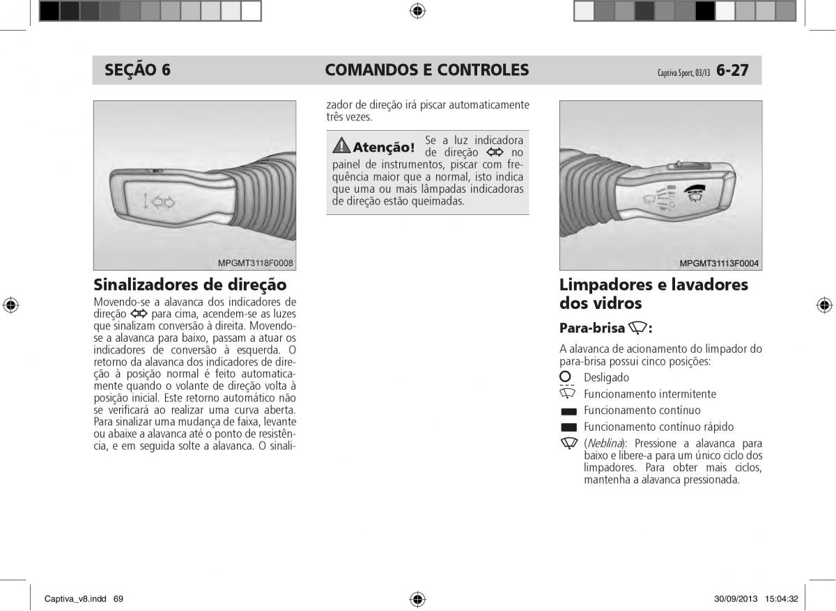 Chevrolet Captiva manual del propietario / page 70