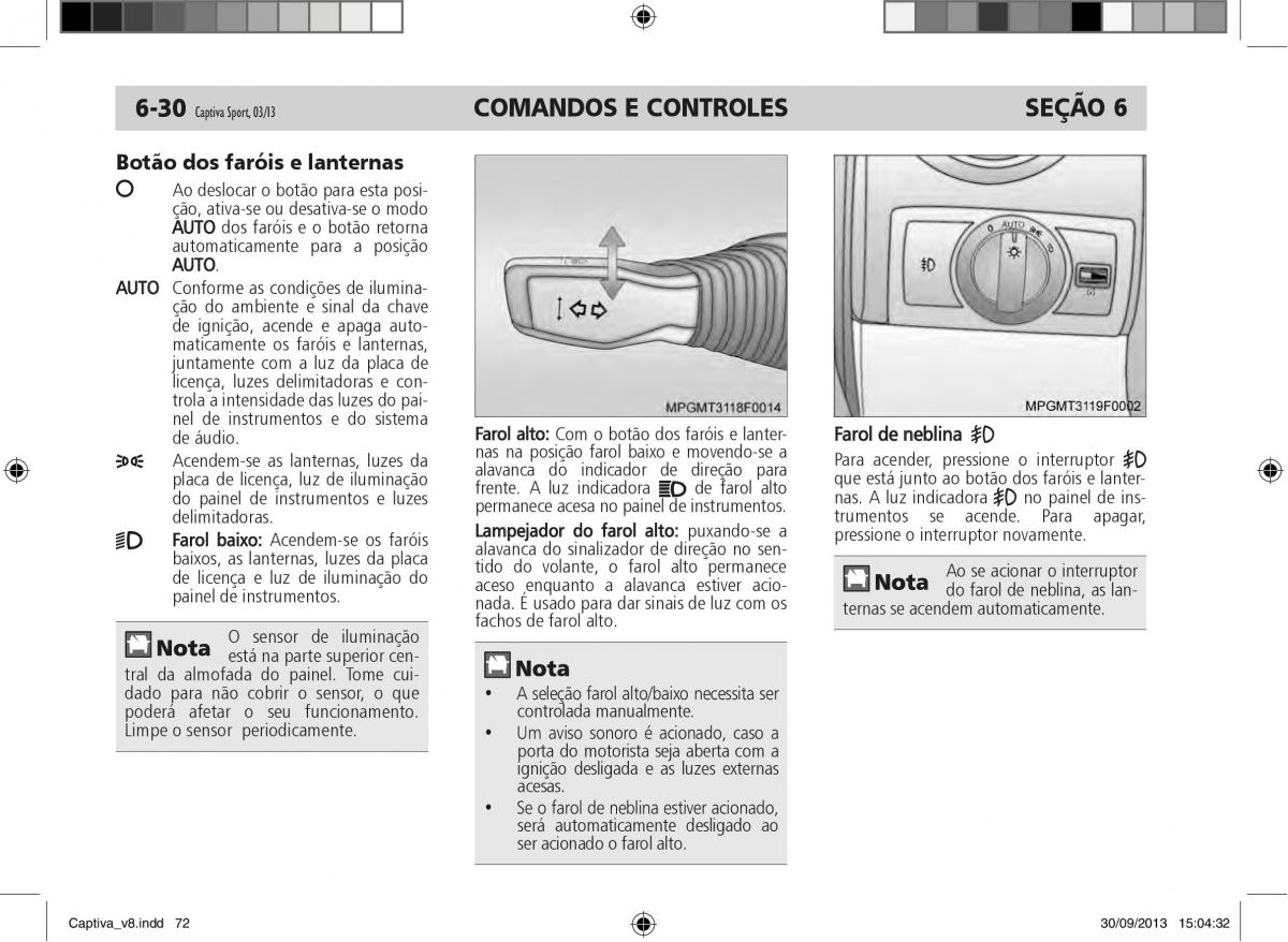 Chevrolet Captiva manual del propietario / page 73