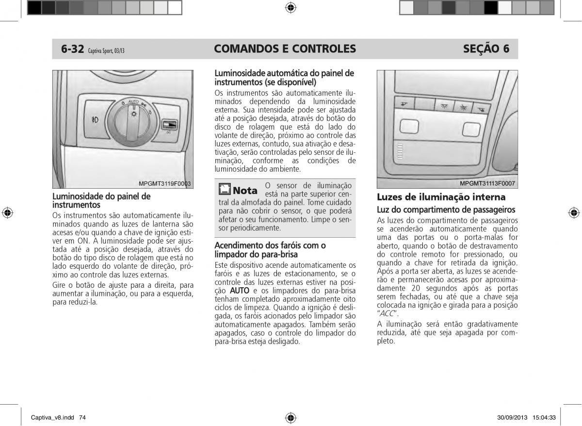 Chevrolet Captiva manual del propietario / page 75