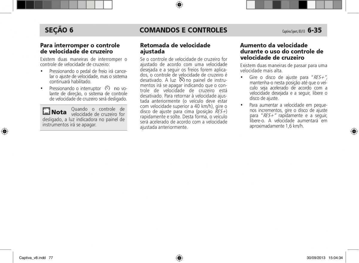 Chevrolet Captiva manual del propietario / page 78