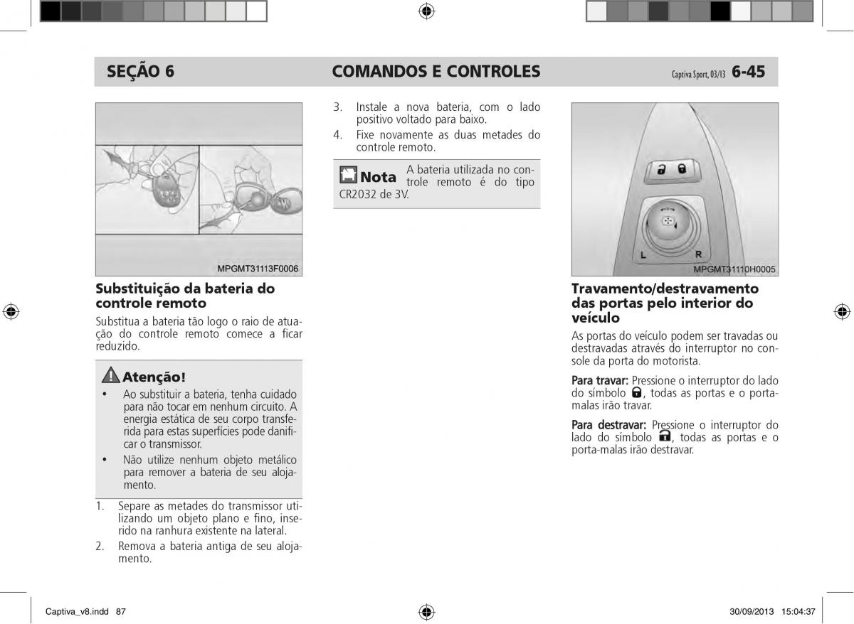 Chevrolet Captiva manual del propietario / page 88