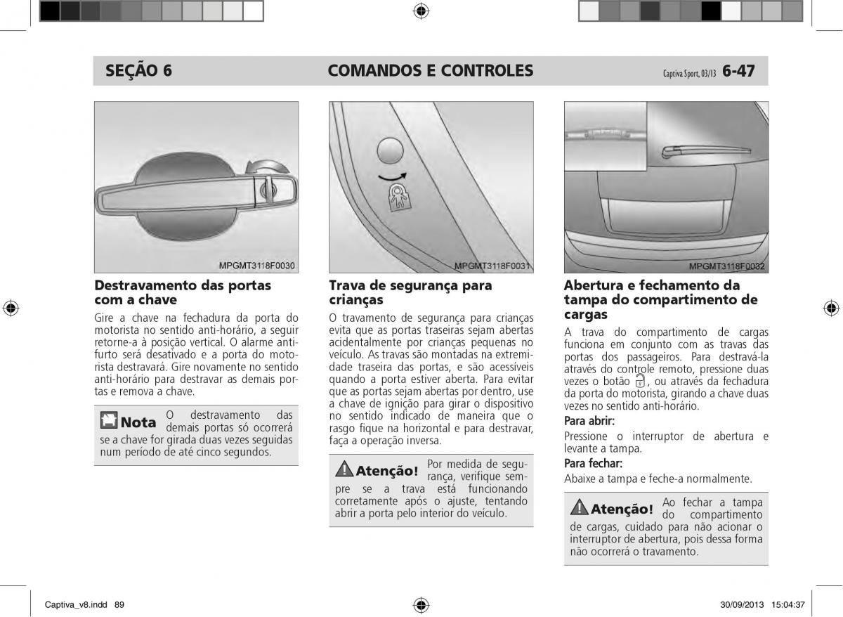 Chevrolet Captiva manual del propietario / page 90