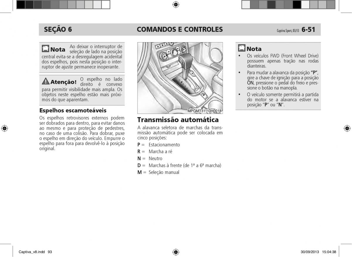 Chevrolet Captiva manual del propietario / page 94