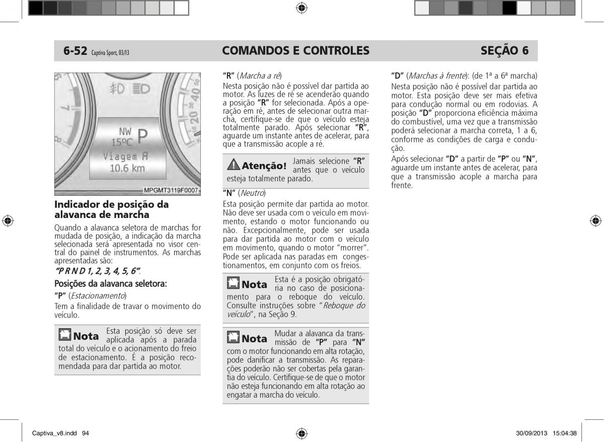 Chevrolet Captiva manual del propietario / page 95