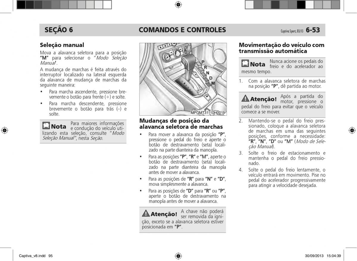 Chevrolet Captiva manual del propietario / page 96