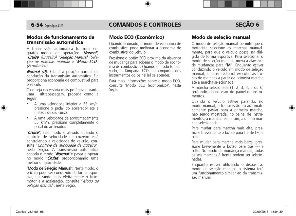 Chevrolet Captiva manual del propietario / page 97