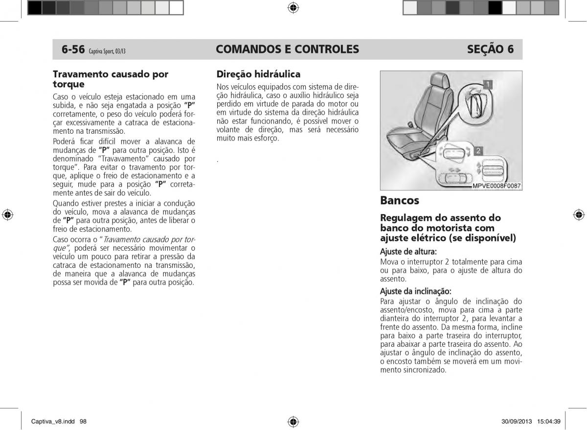 Chevrolet Captiva manual del propietario / page 99