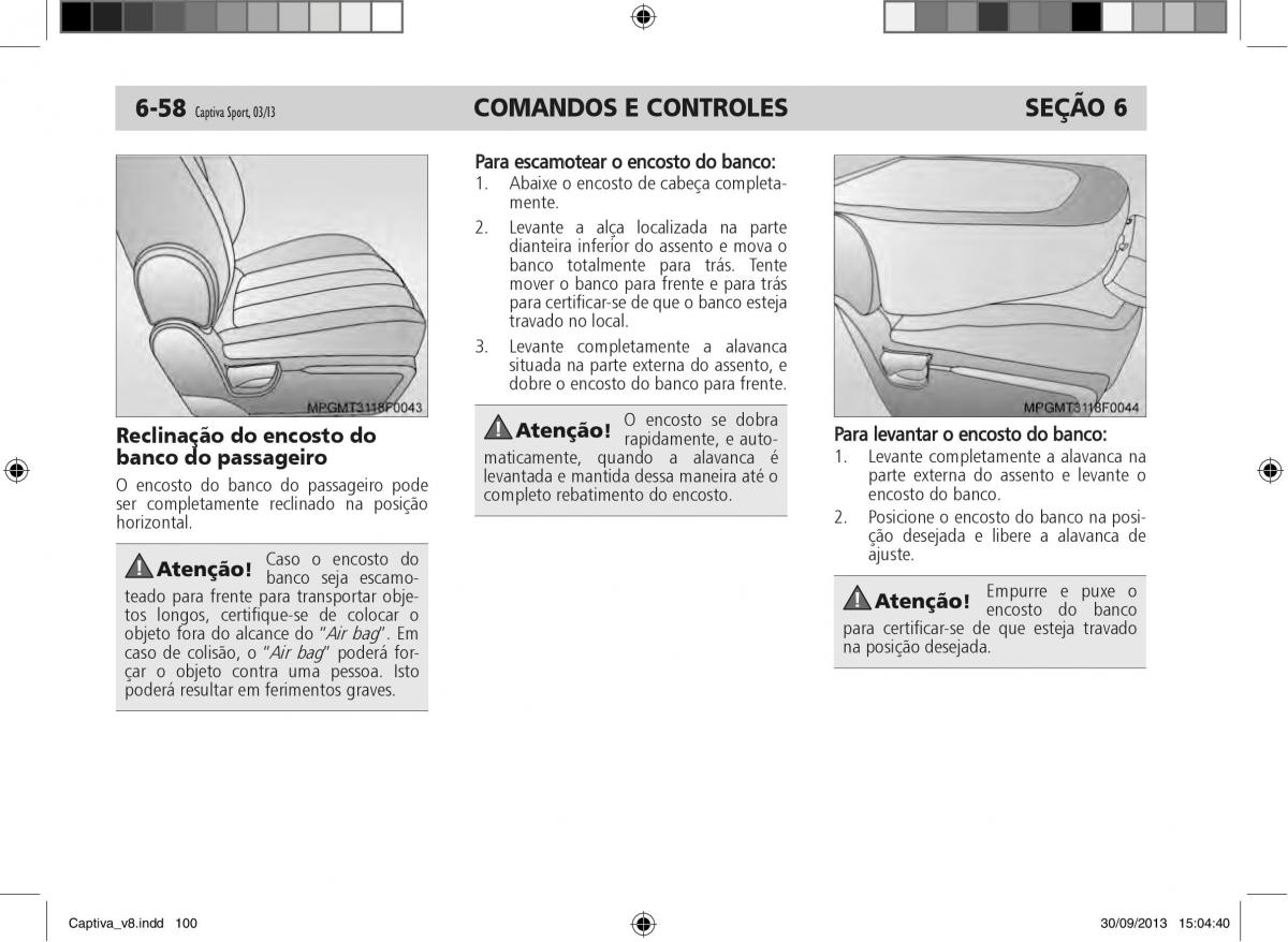 Chevrolet Captiva manual del propietario / page 101