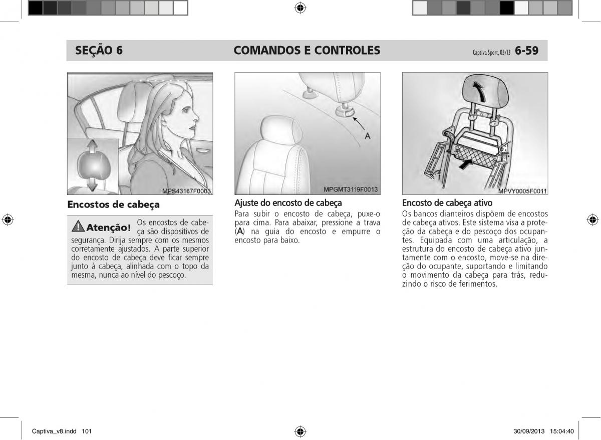 Chevrolet Captiva manual del propietario / page 102