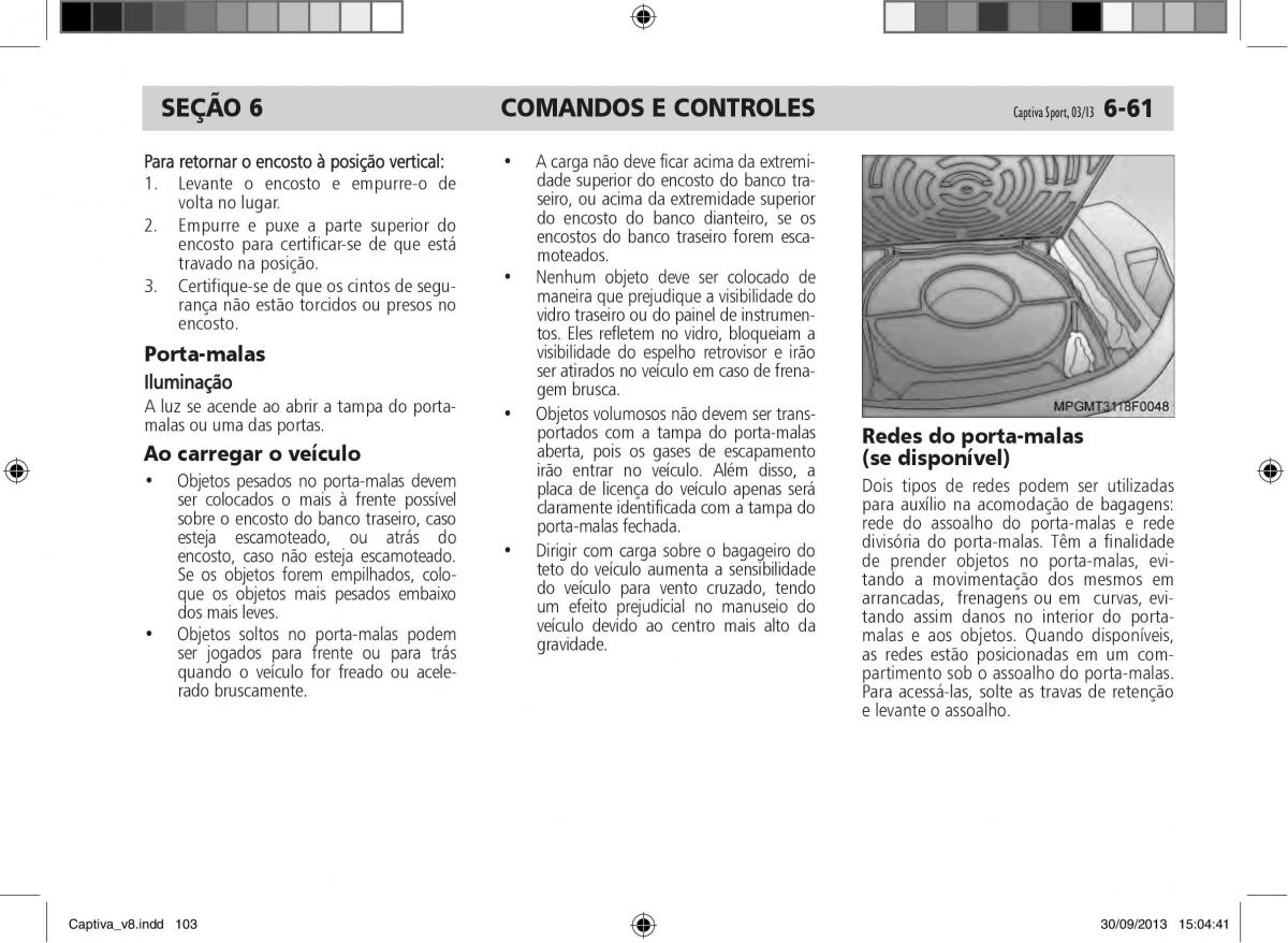 Chevrolet Captiva manual del propietario / page 104