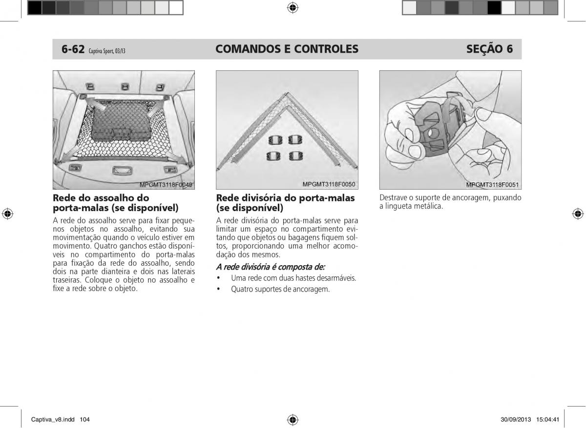 Chevrolet Captiva manual del propietario / page 105