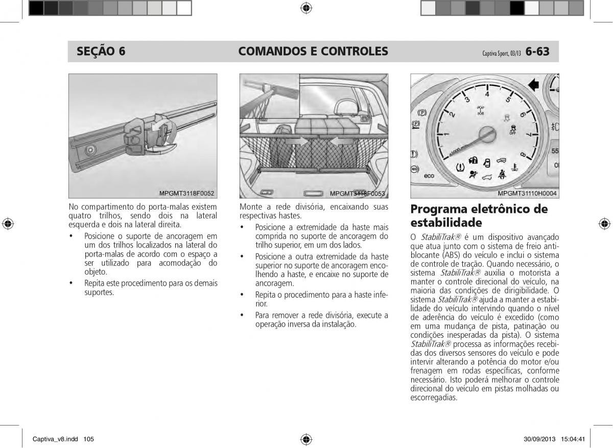 Chevrolet Captiva manual del propietario / page 106