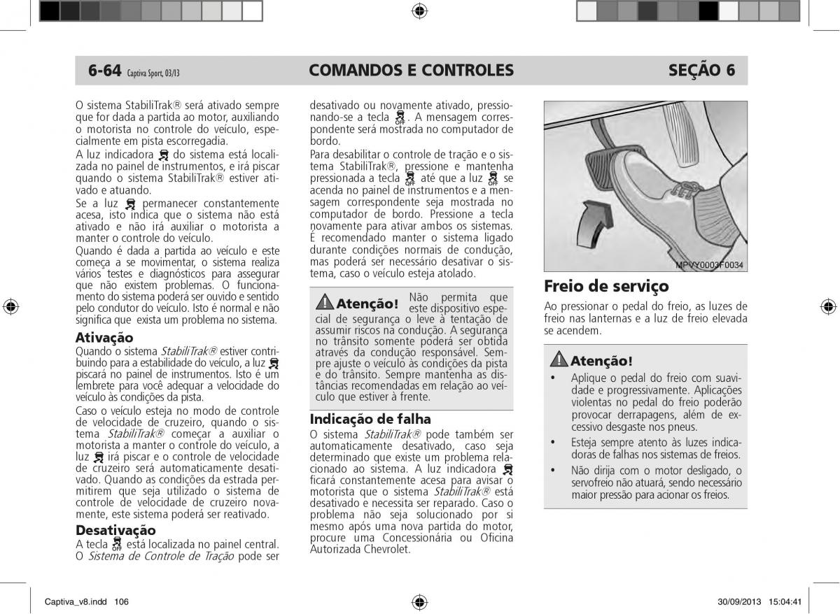 Chevrolet Captiva manual del propietario / page 107