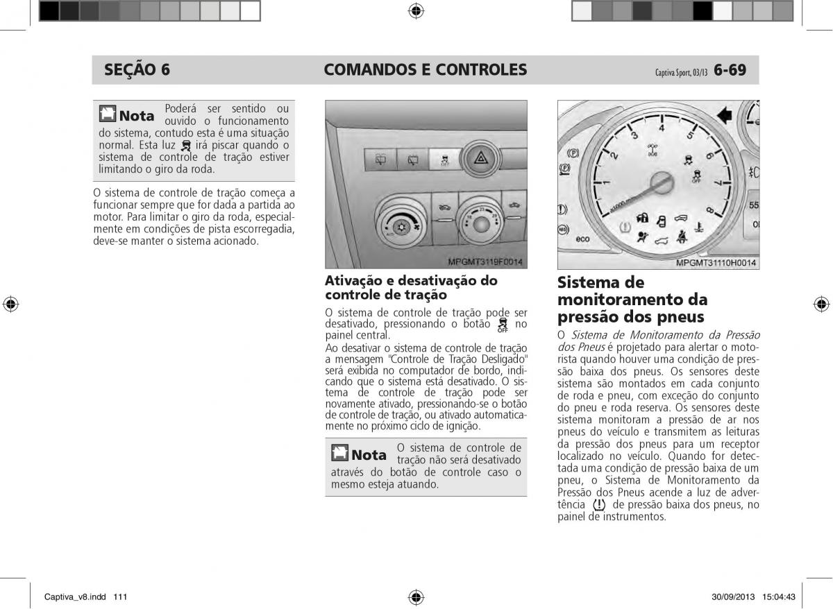 Chevrolet Captiva manual del propietario / page 112