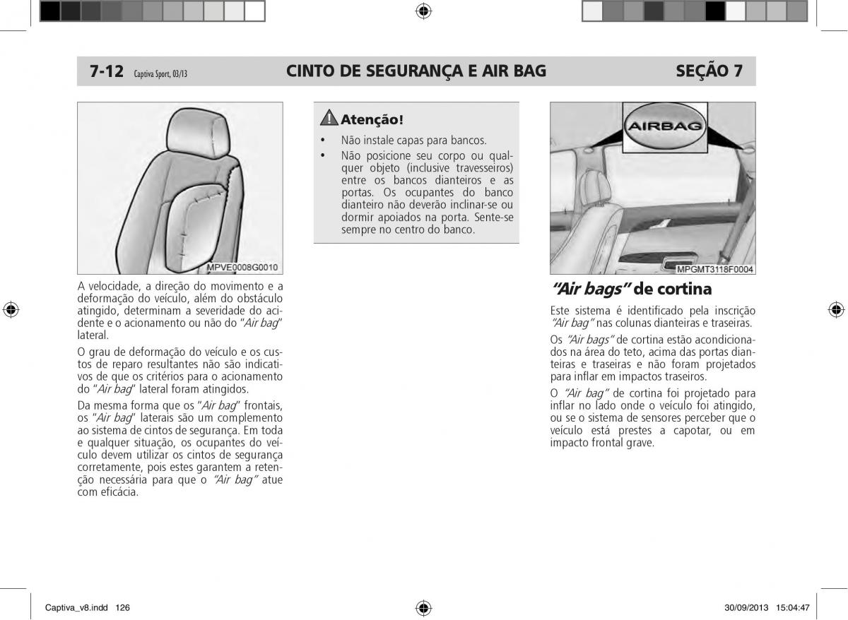 Chevrolet Captiva manual del propietario / page 127