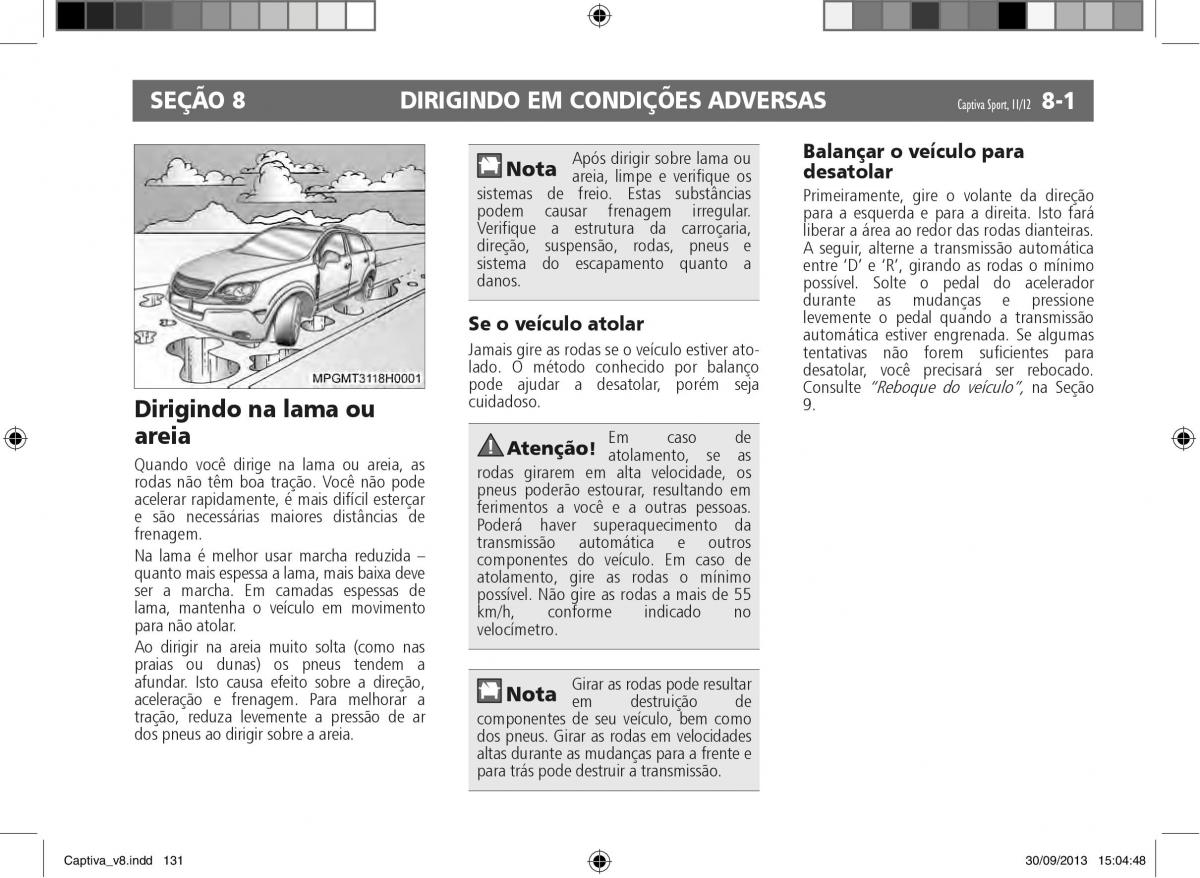 Chevrolet Captiva manual del propietario / page 132