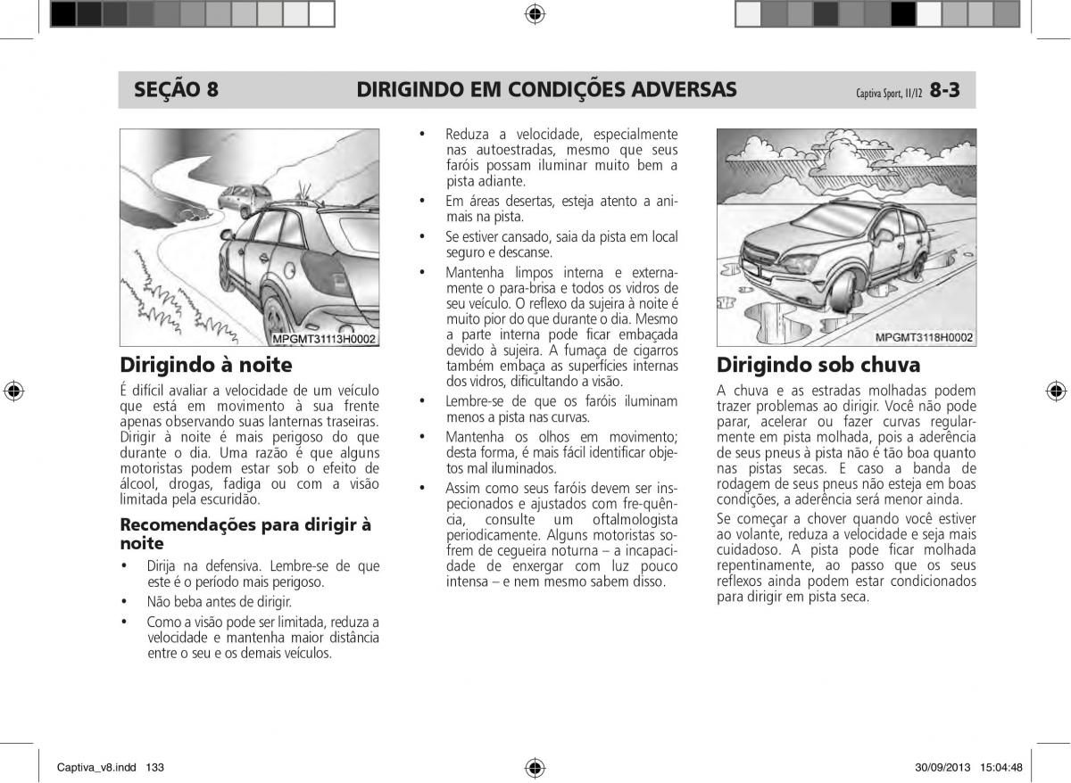 Chevrolet Captiva manual del propietario / page 134