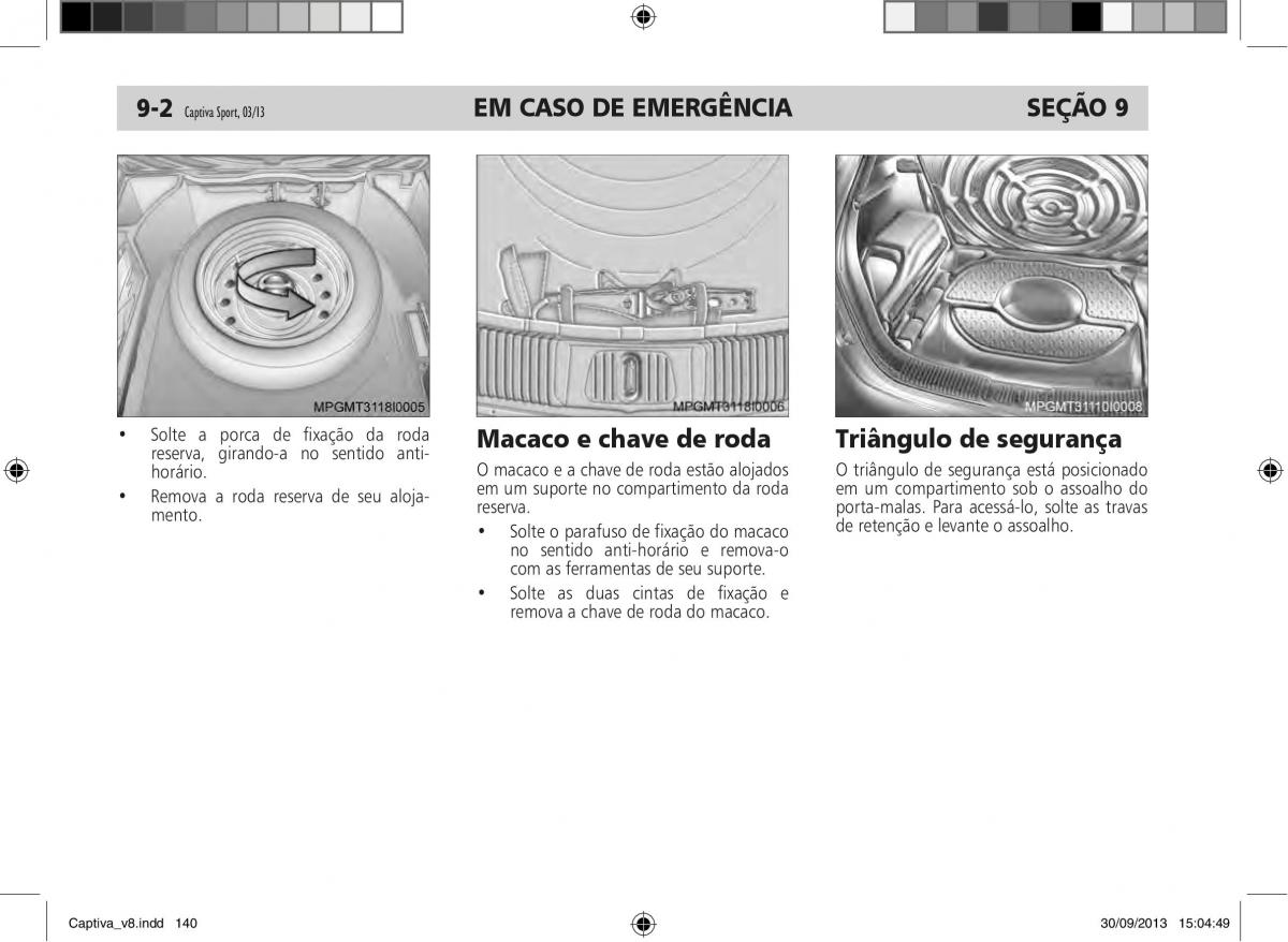 Chevrolet Captiva manual del propietario / page 141