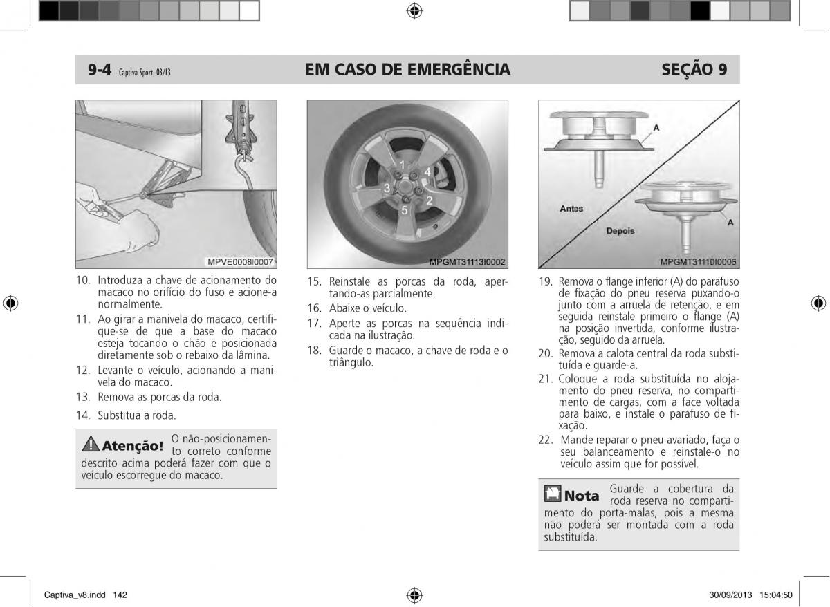 Chevrolet Captiva manual del propietario / page 143