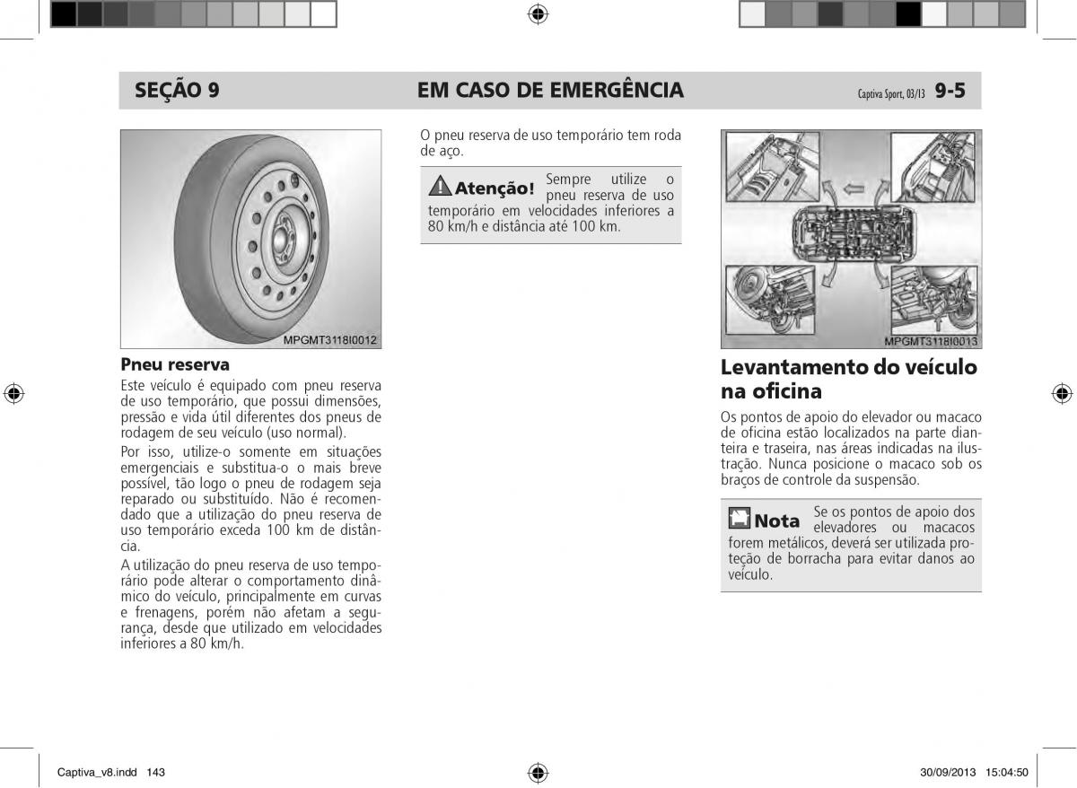 Chevrolet Captiva manual del propietario / page 144