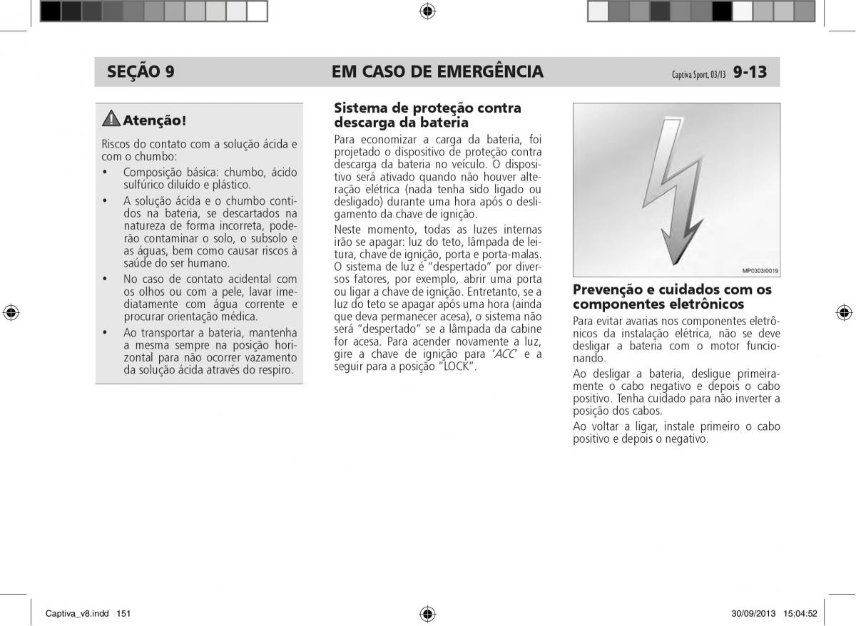 Chevrolet Captiva manual del propietario / page 152