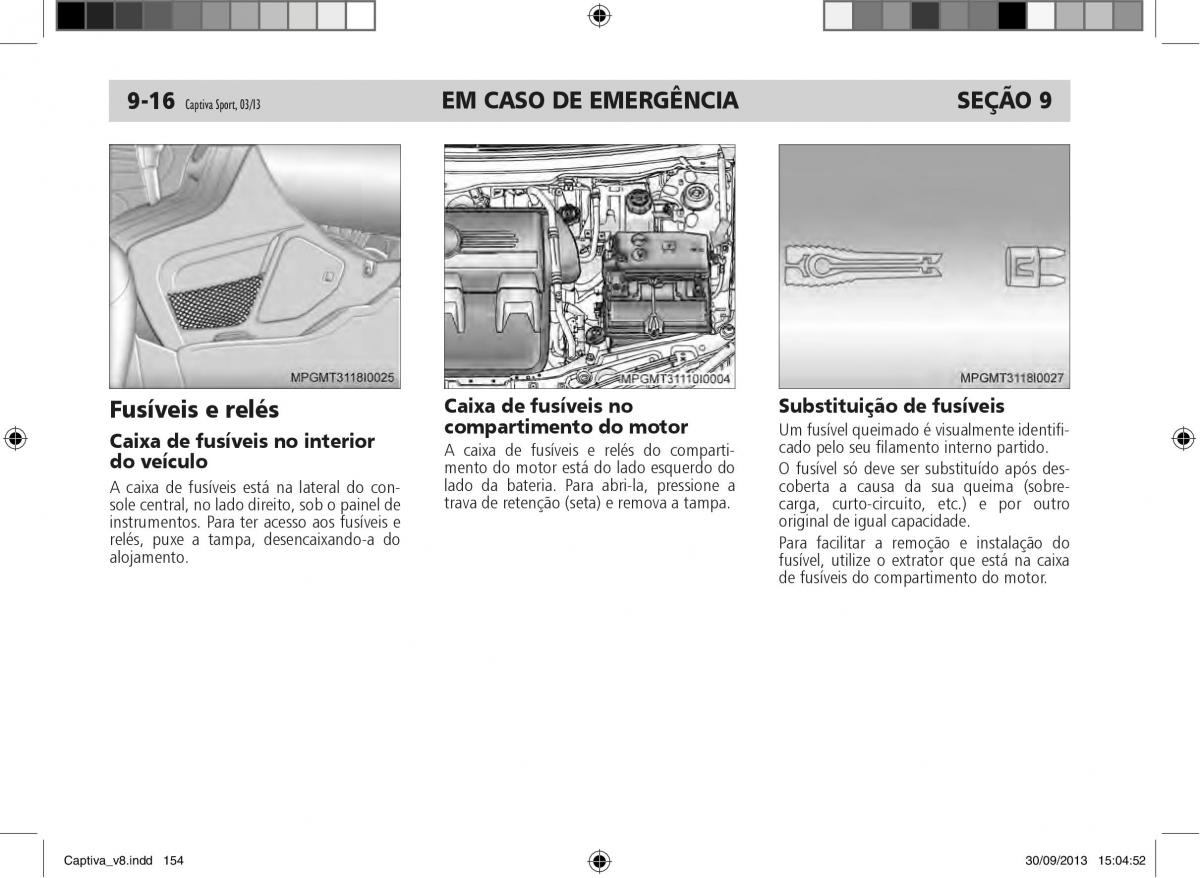 Chevrolet Captiva manual del propietario / page 155