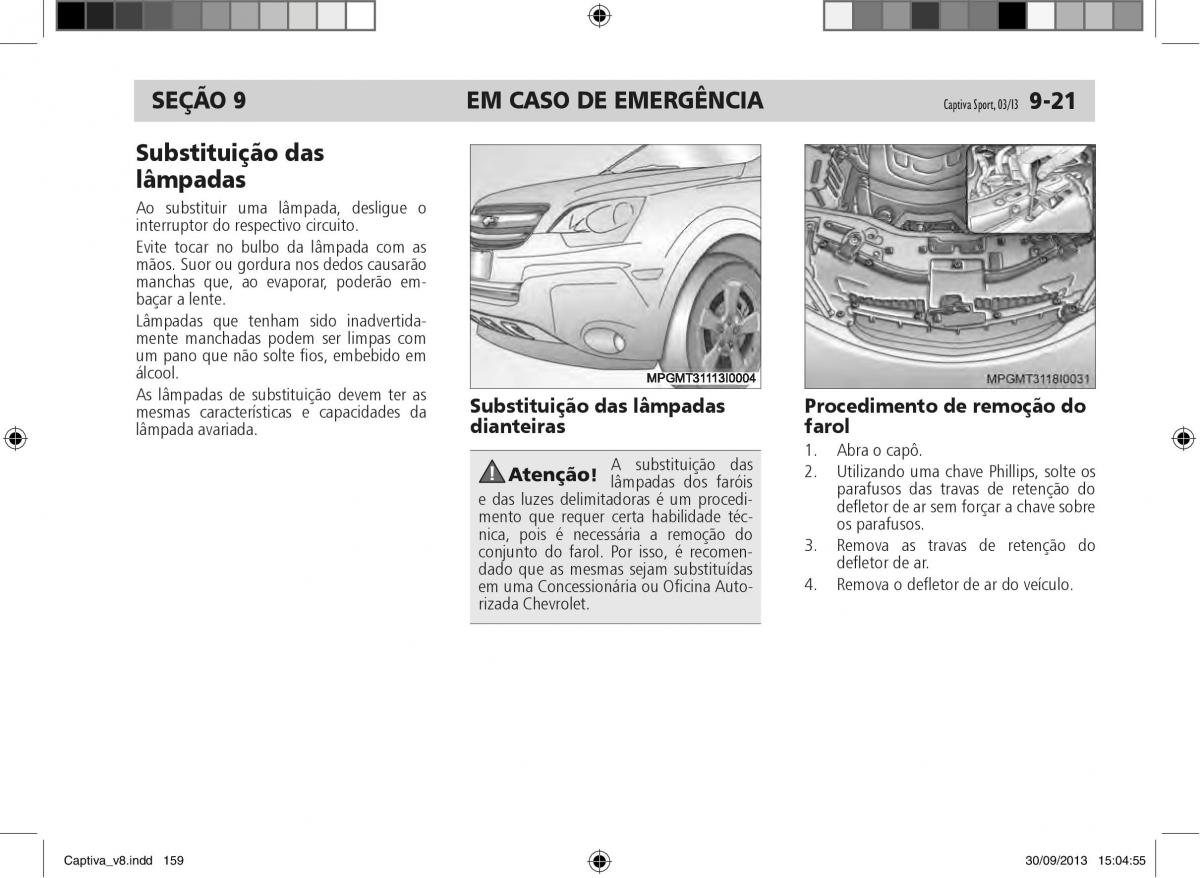 Chevrolet Captiva manual del propietario / page 160