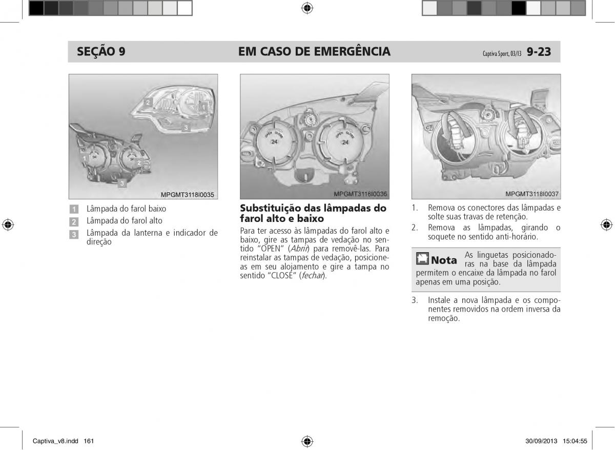 Chevrolet Captiva manual del propietario / page 162